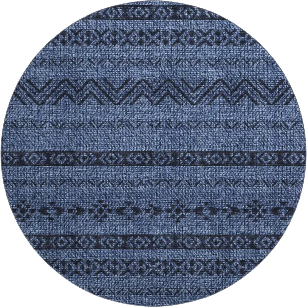 Mayfield AMF803 Navy 8' x 8' Rug