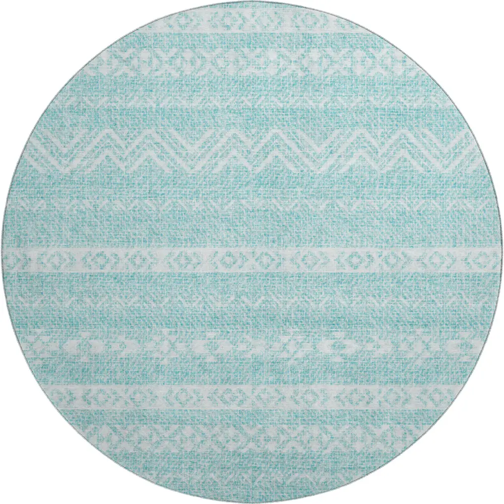 Mayfield AMF803 Teal 8' x 8' Rug