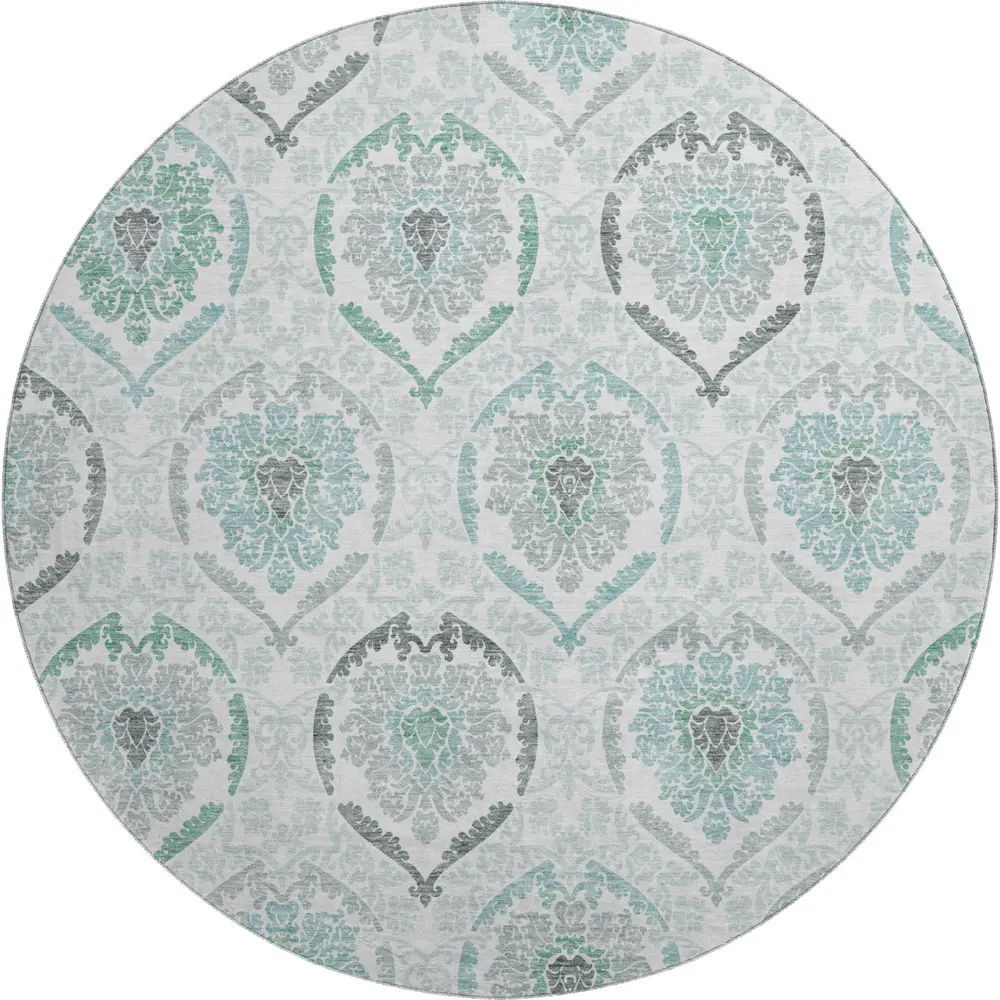 Mayfield AMF808 Teal 8' x 8' Rug