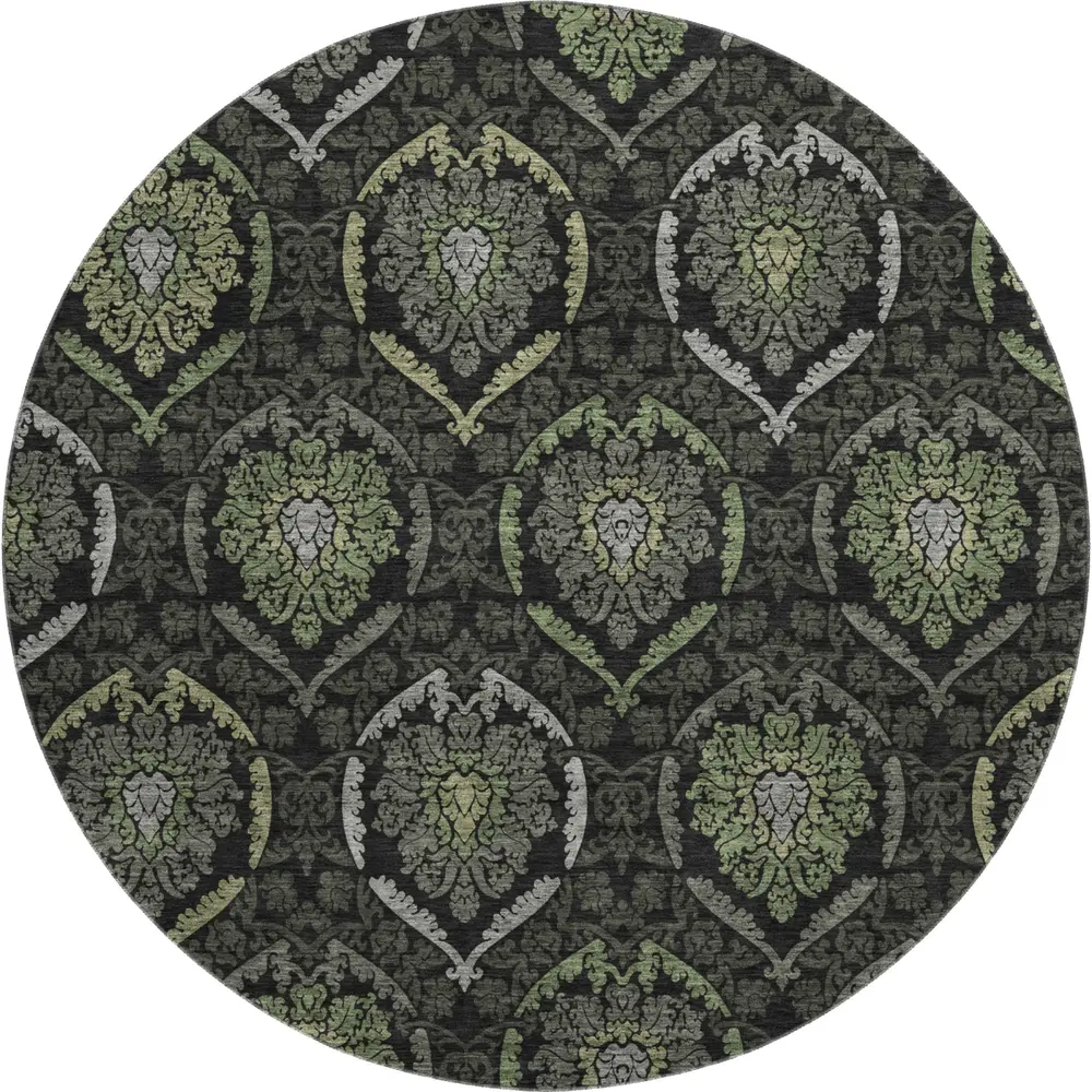 Mayfield AMF809 Green 8' x 8' Rug