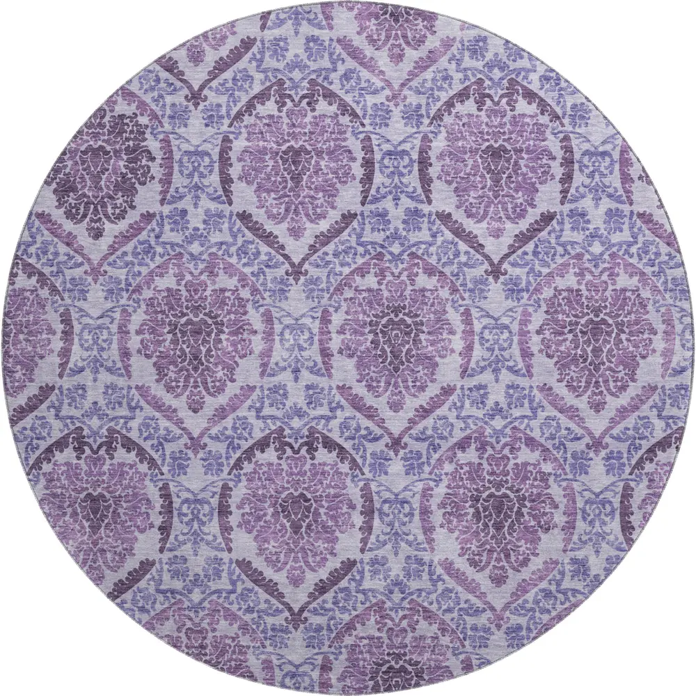 Mayfield AMF811 Eggplant 8' x 8' Rug