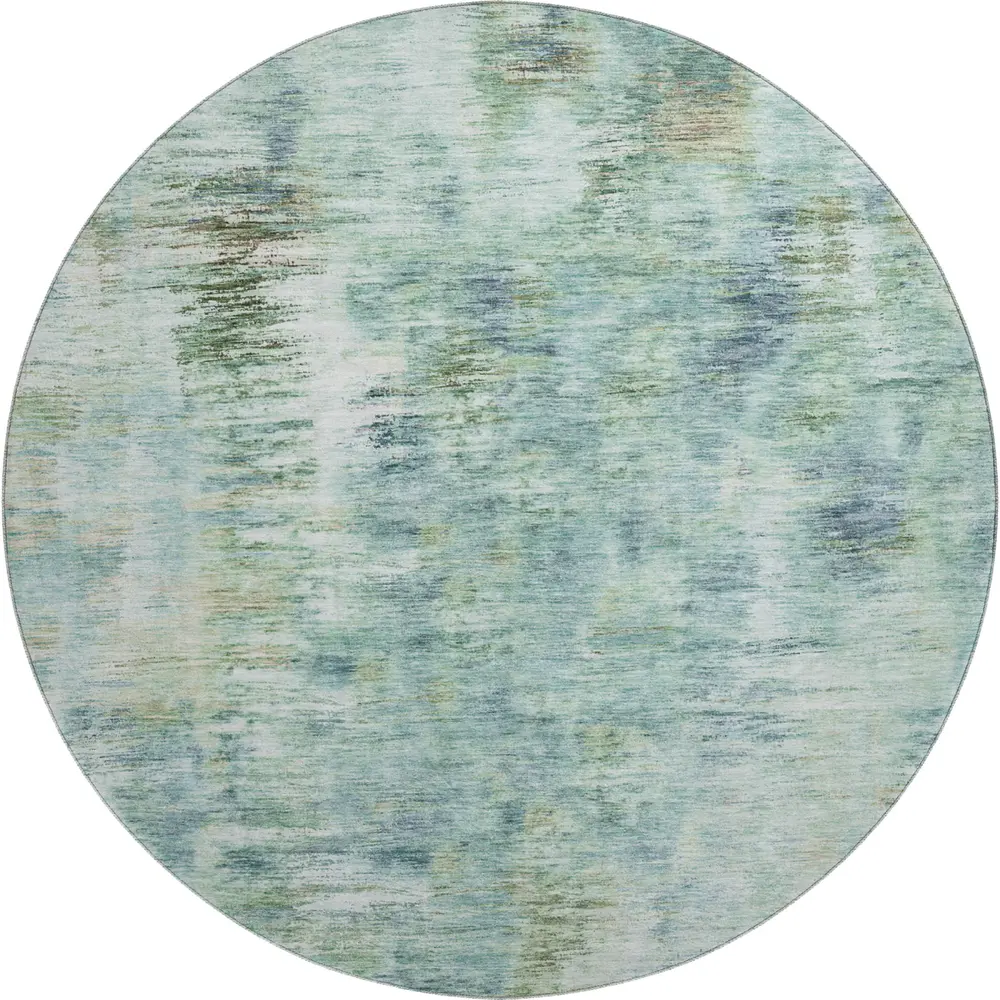Mayfield AMF813 Teal 8' x 8' Rug