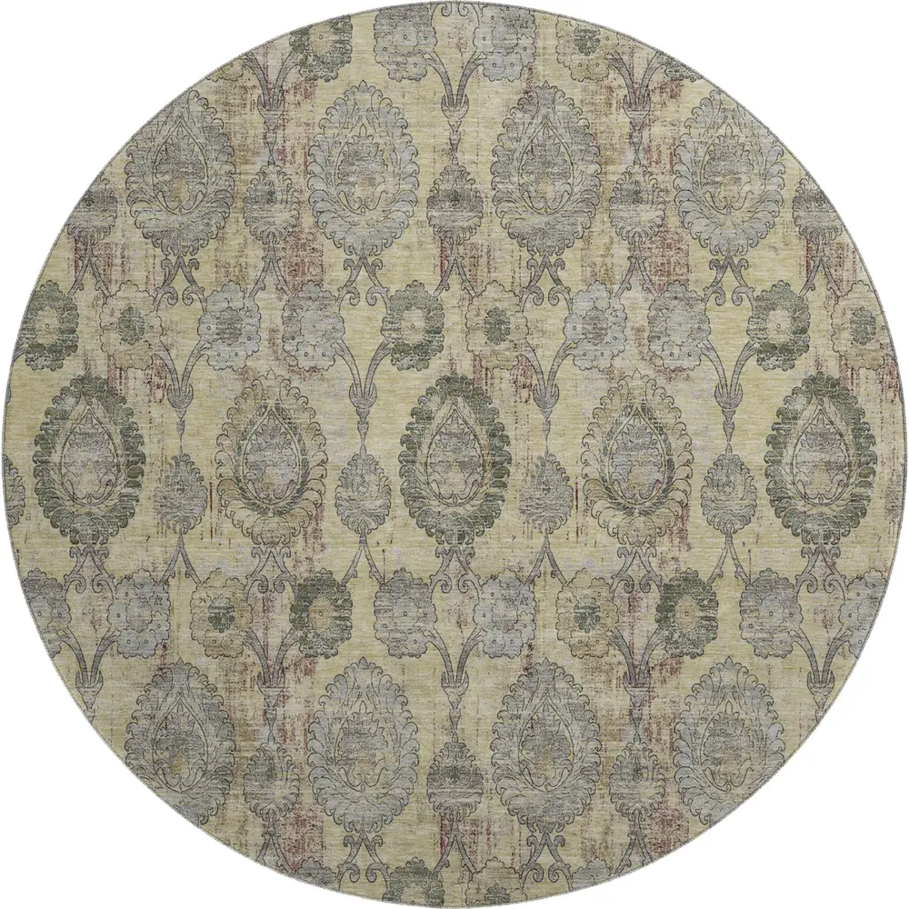 Mayfield AMF821 Gold 8' x 8' Rug