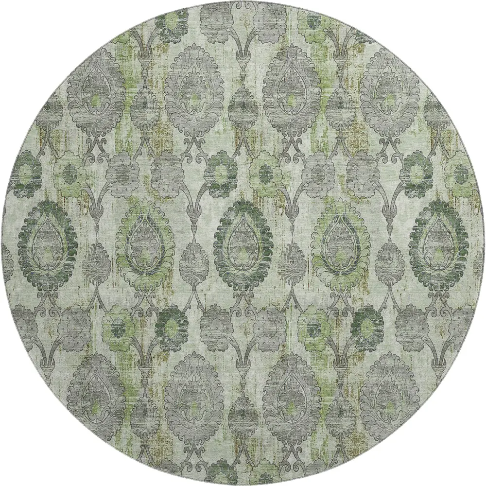 Mayfield AMF821 Green 8' x 8' Rug