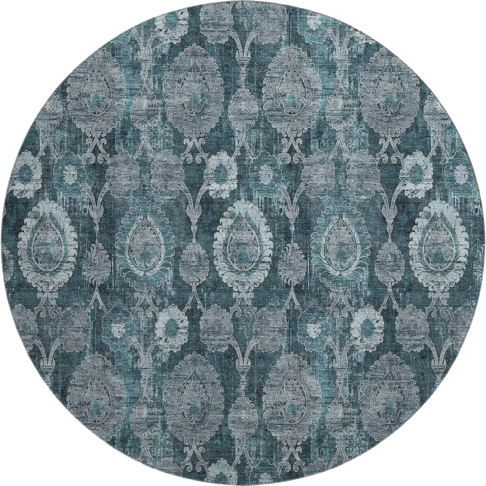 Mayfield AMF821 Teal 8' x 8' Rug