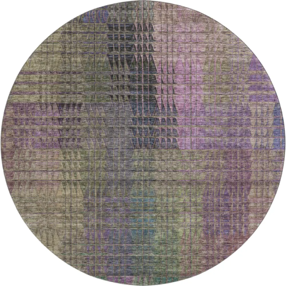 Mayfield AMF828 Plum 8' x 8' Rug