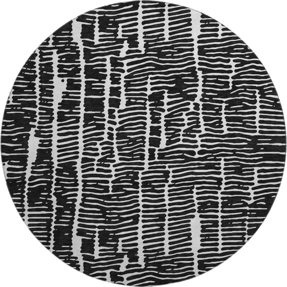 Mayfield AMF830 Black 8' x 8' Rug