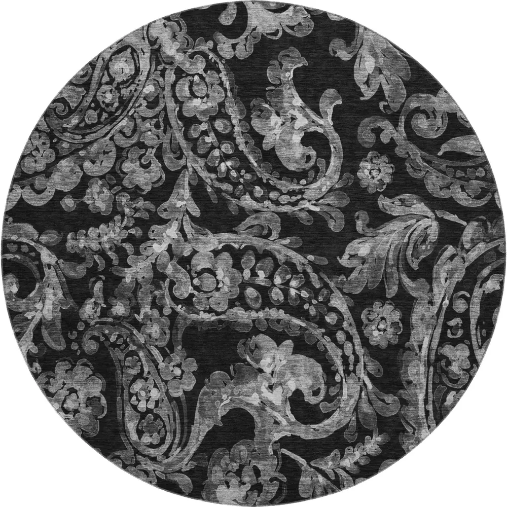 Mayfield AMF835 Black 8' x 8' Rug