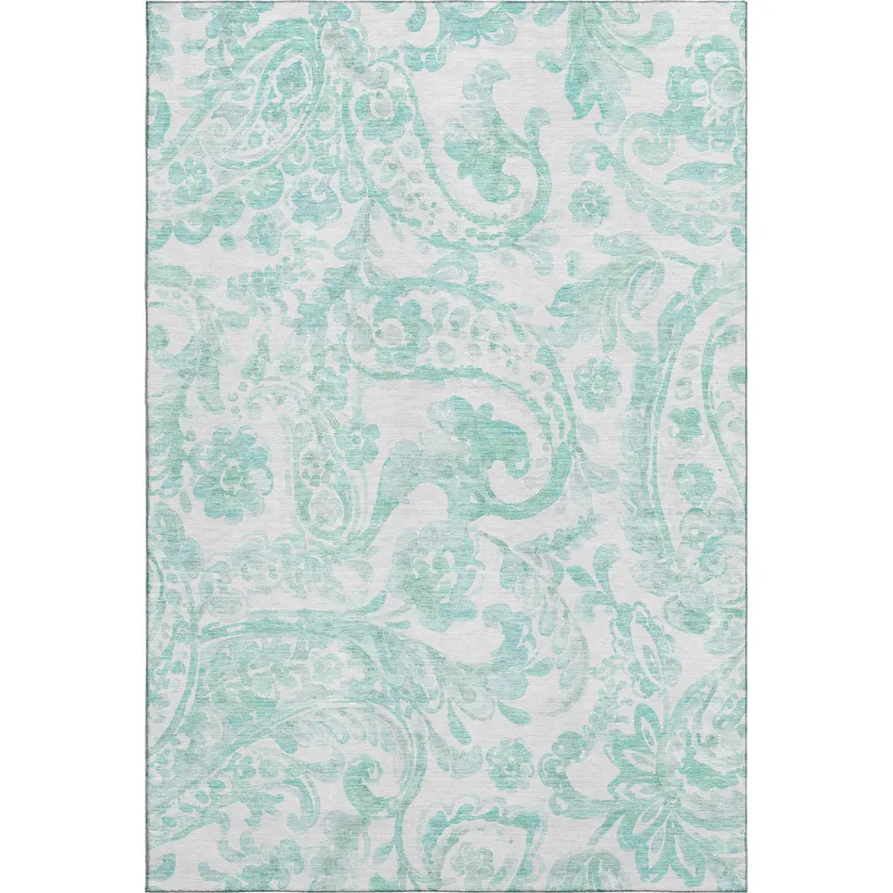 Mayfield AMF835 Turquoise 8' x 10' Rug