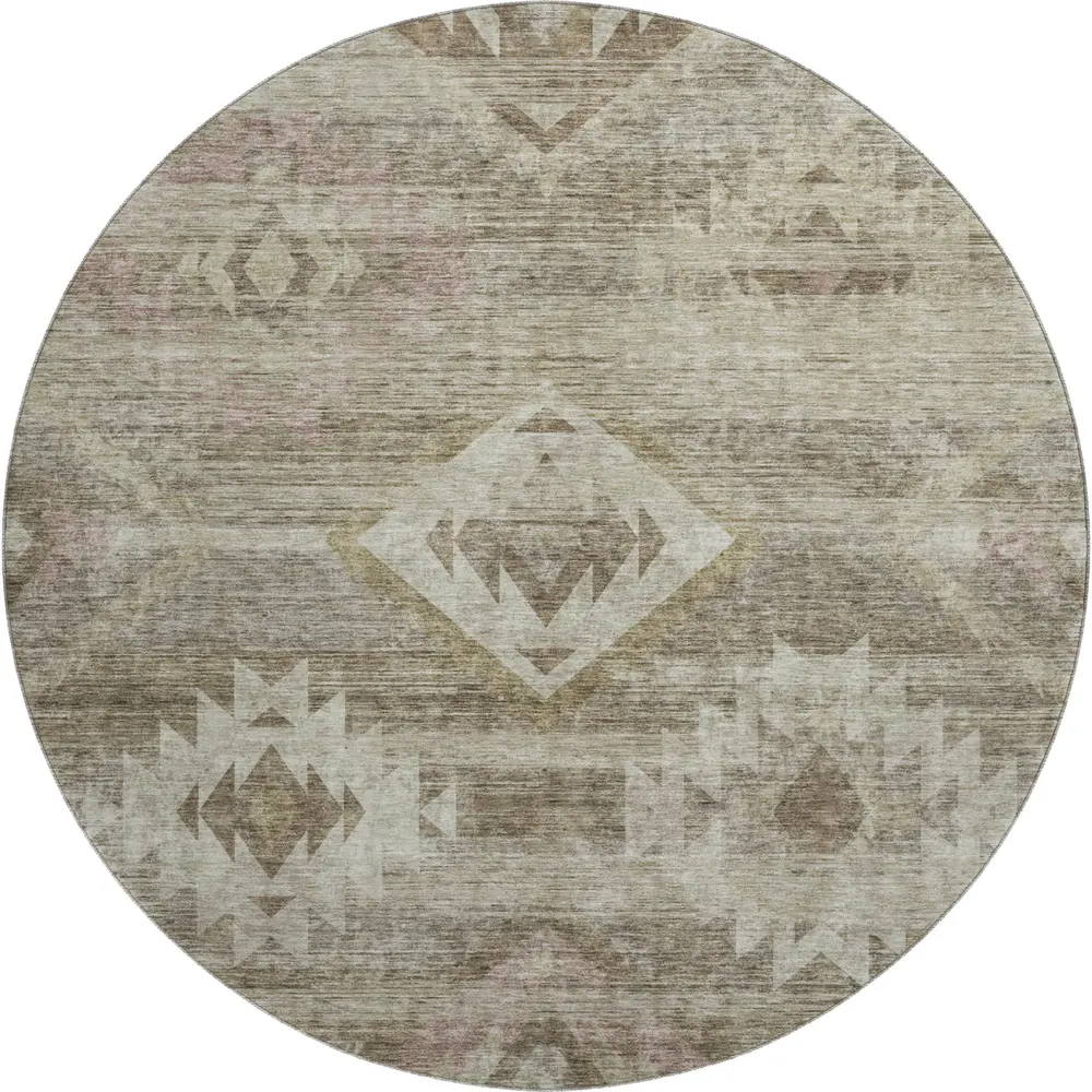 Mayfield AMF837 Brown 8' x 8' Rug