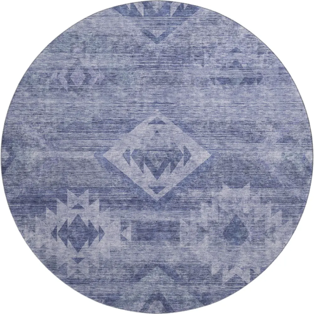 Mayfield AMF837 Navy 8' x 8' Rug