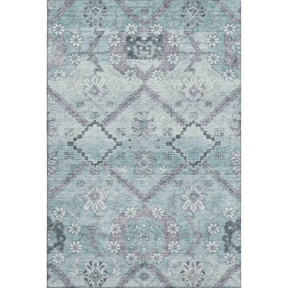 Mayfield AMF841 Teal 10' x 14' Rug
