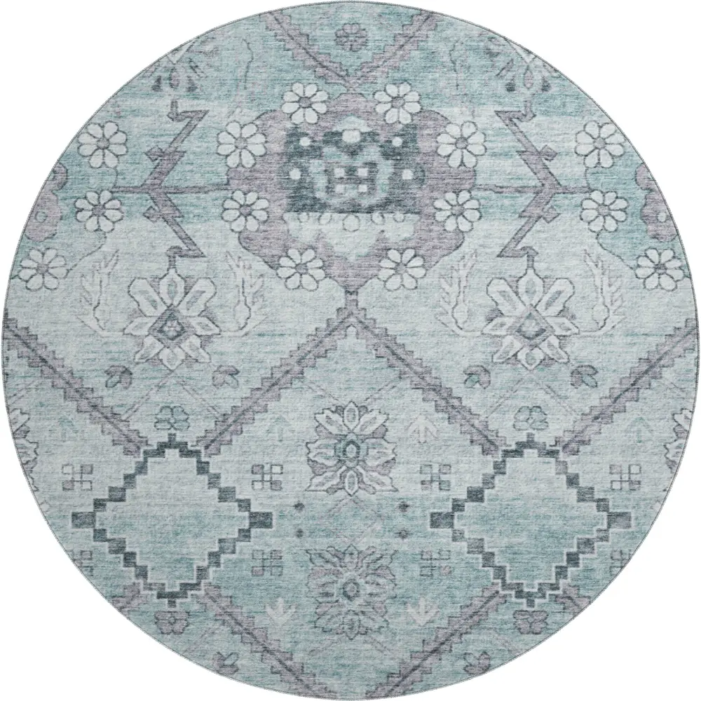 Mayfield AMF841 Teal 8' x 8' Rug