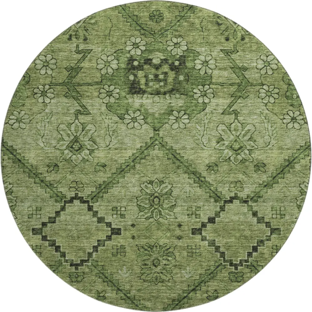 Mayfield AMF842 Olive 8' x 8' Rug