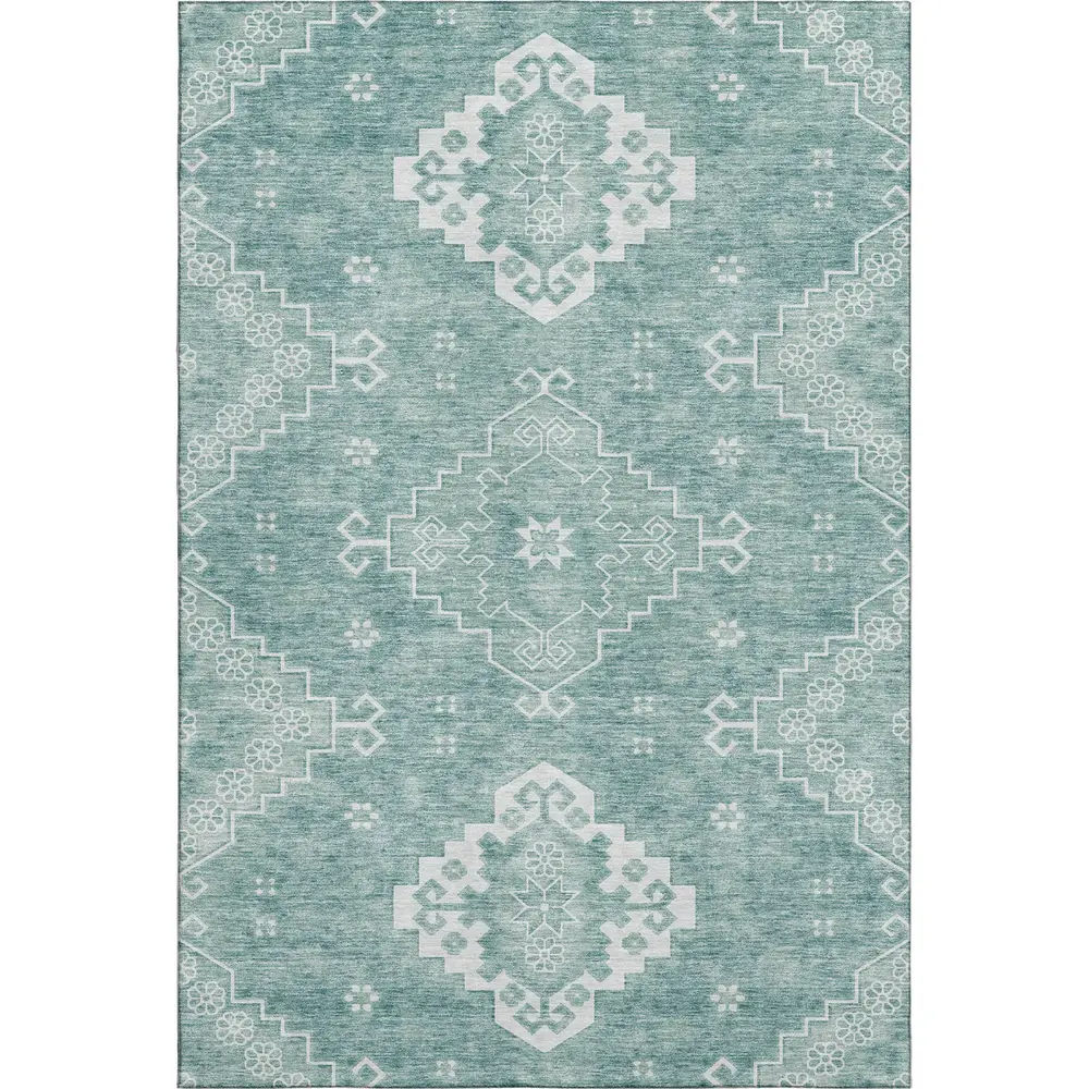 Mayfield AMF847 Aqua 3' x 5' Rug