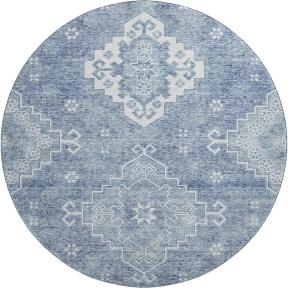 Mayfield AMF847 Blue 8' x 8' Rug