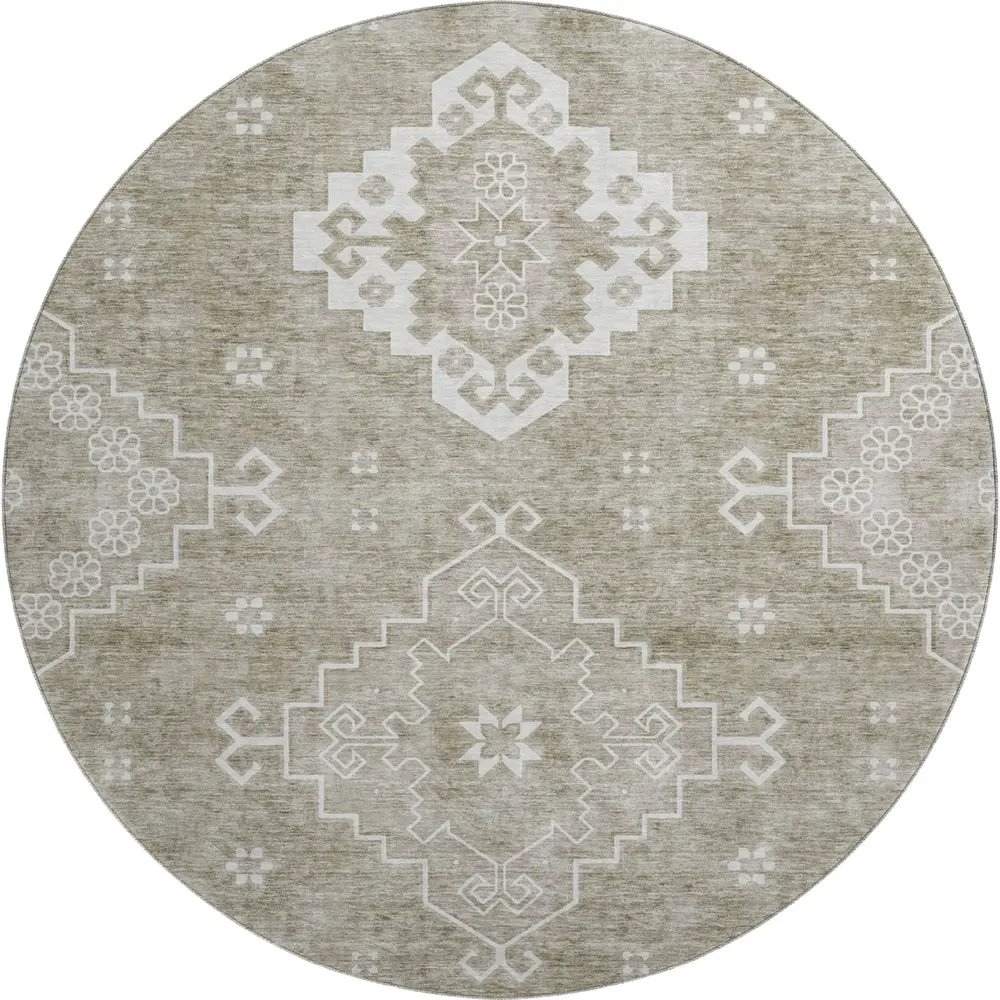 Mayfield AMF847 Taupe 8' x 8' Rug