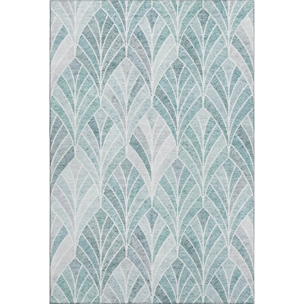 Mayfield AMF851 Aqua 3' x 5' Rug