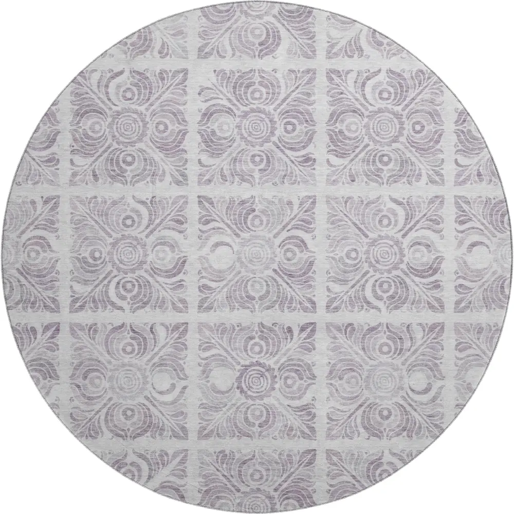 Mayfield AMF854 Lavender 8' x 8' Rug