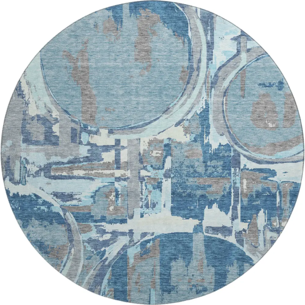 Mayfield AMF855 Blue 8' x 8' Rug