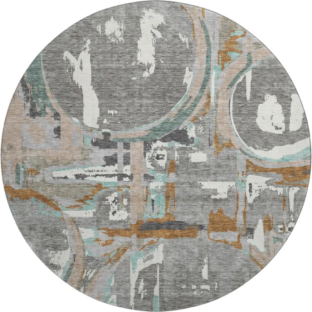 Mayfield AMF855 Gray 8' x 8' Rug