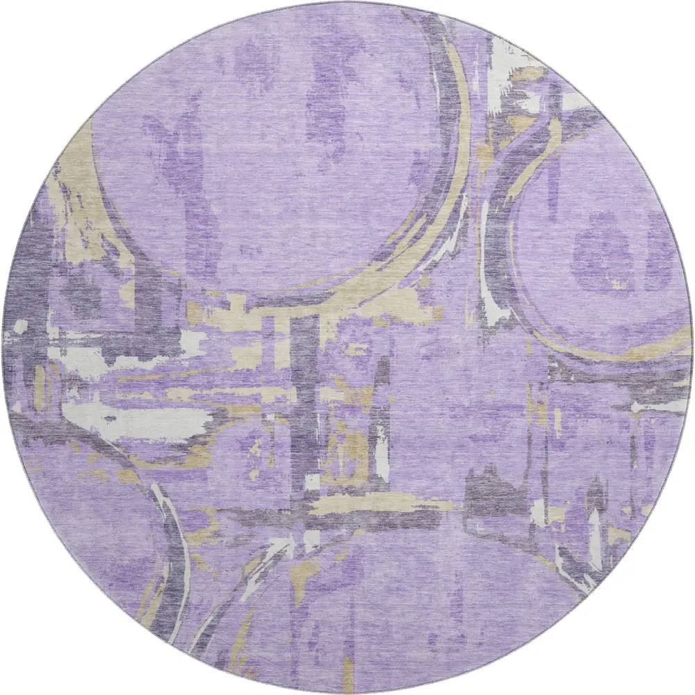 Mayfield AMF855 Lavender 8' x 8' Rug