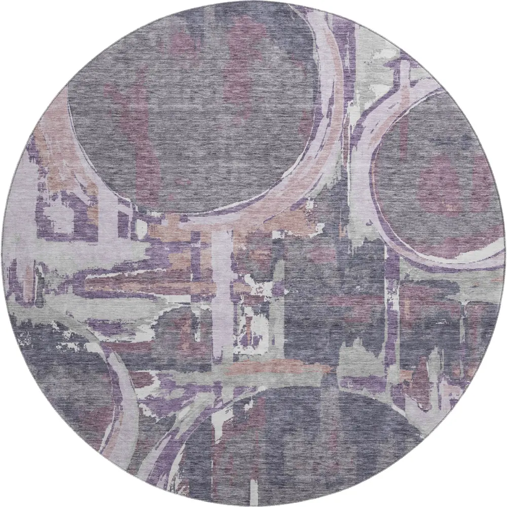 Mayfield AMF855 Purple 8' x 8' Rug