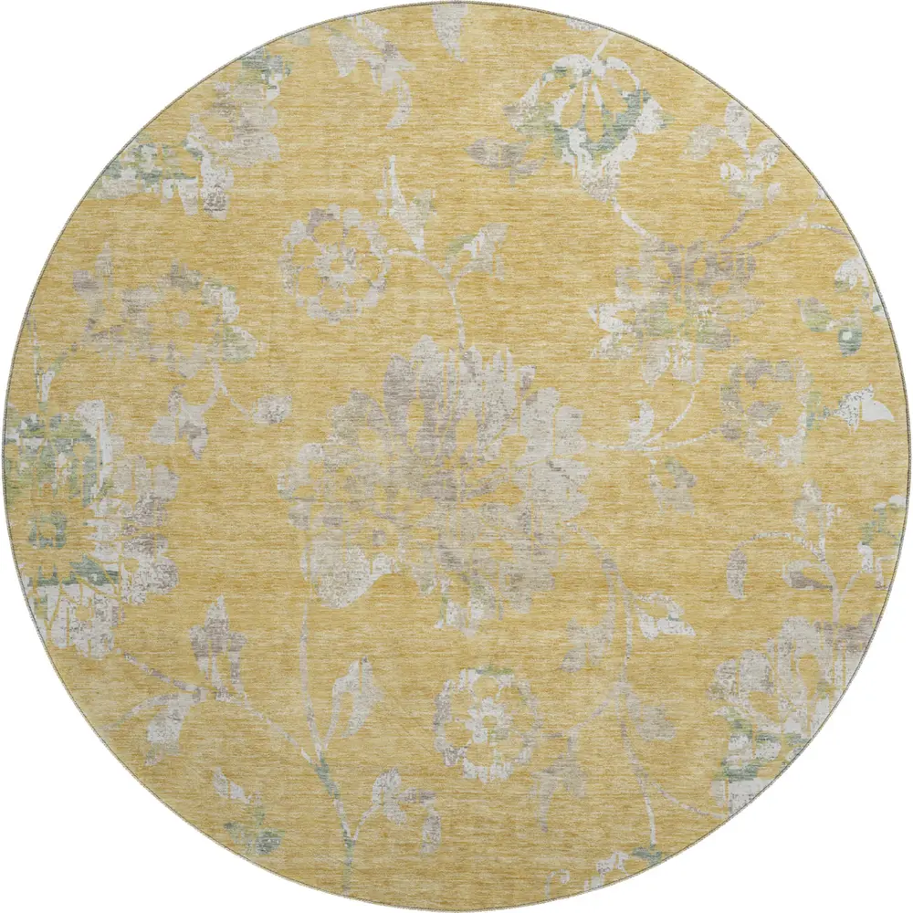 Mayfield AMF856 Gold 8' x 8' Rug