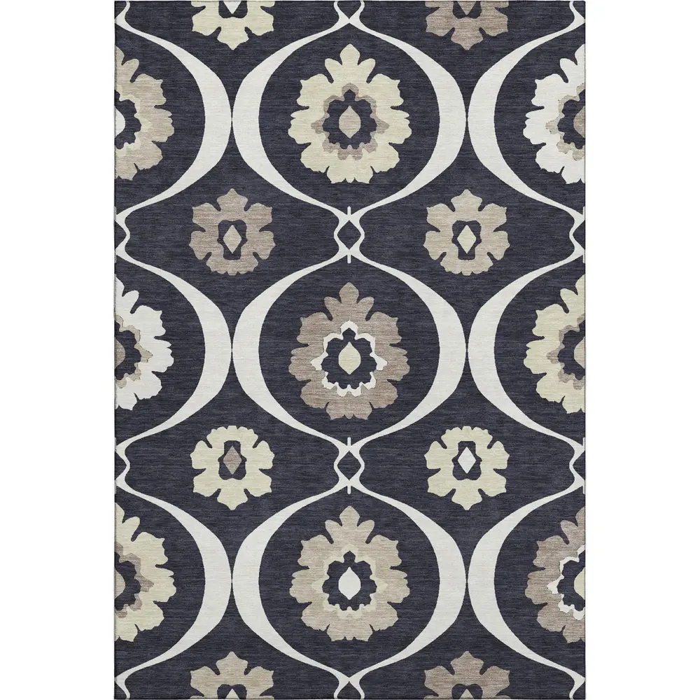 Mayfield AMF858 Black 10' x 14' Rug