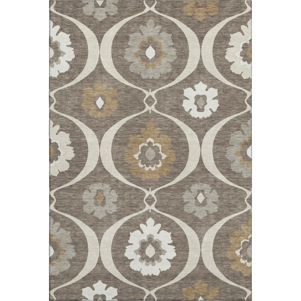 Mayfield AMF858 Brown 3' x 5' Rug