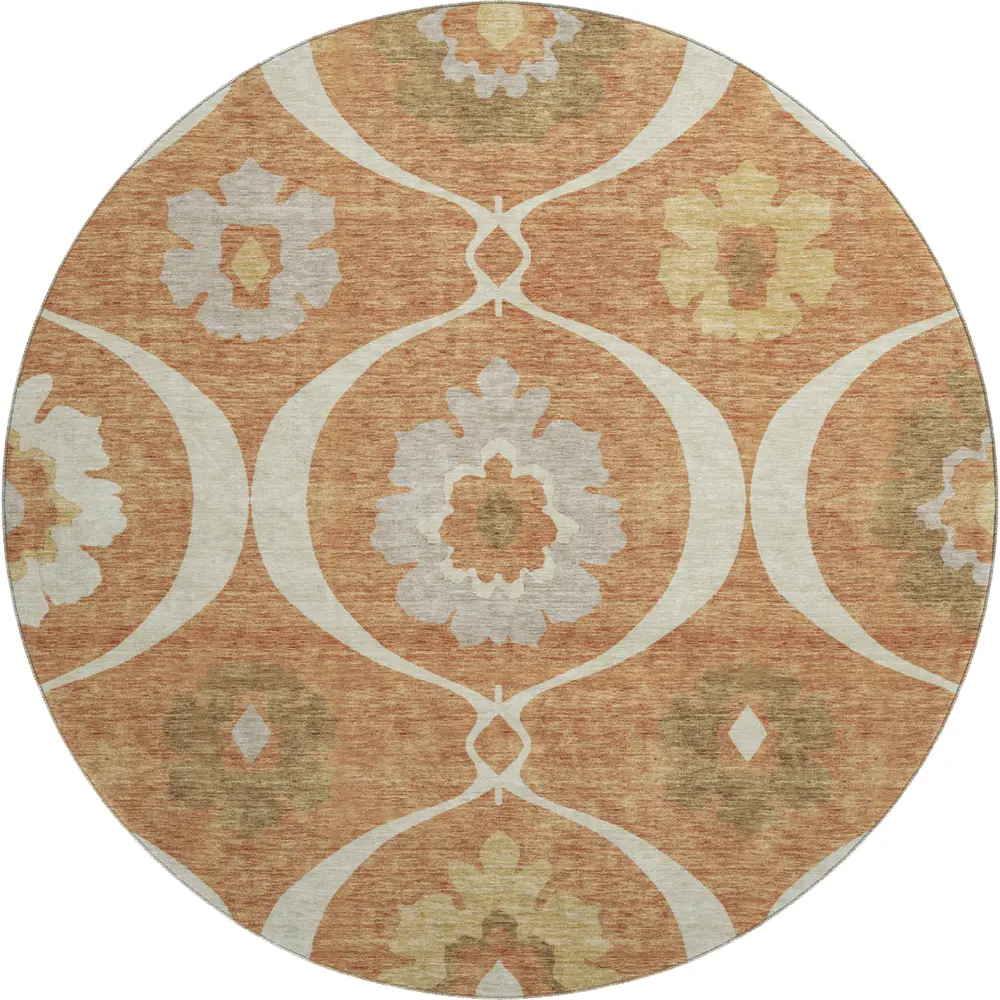 Mayfield AMF858 Paprika 8' x 8' Rug