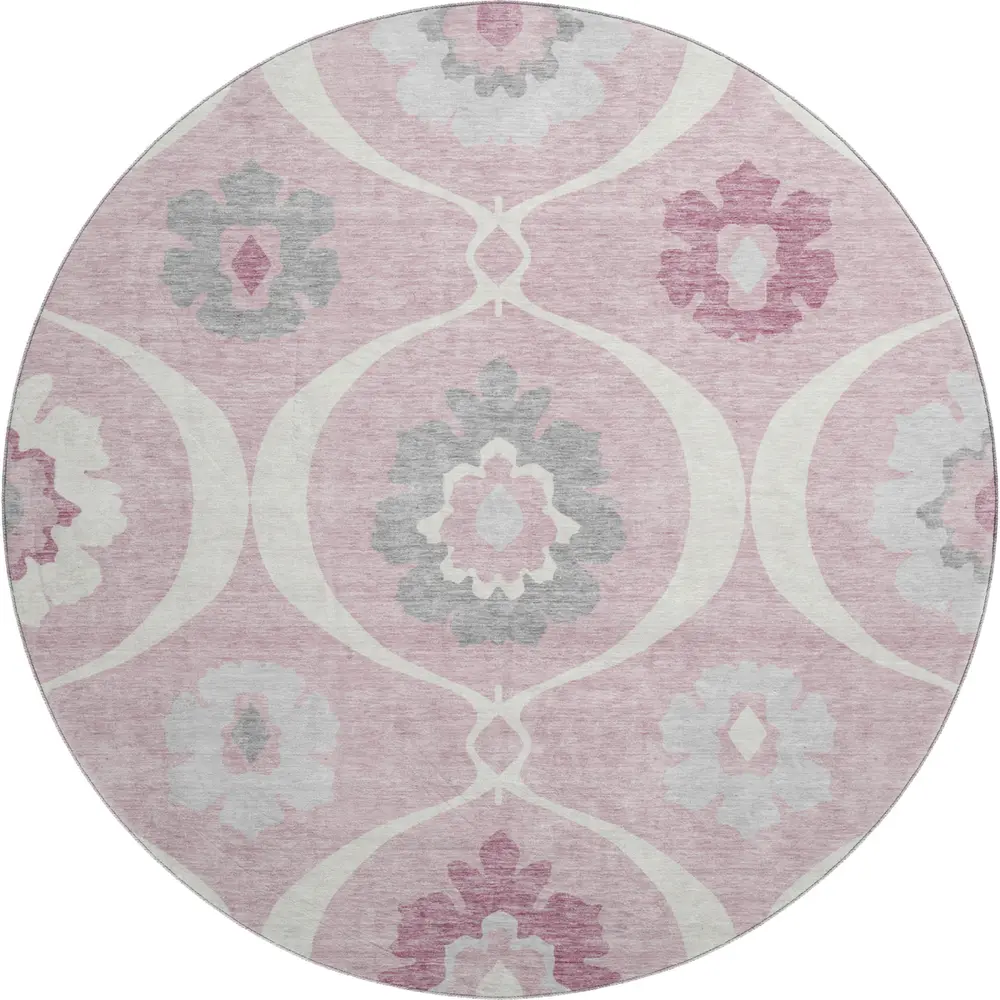 Mayfield AMF858 Pink 8' x 8' Rug