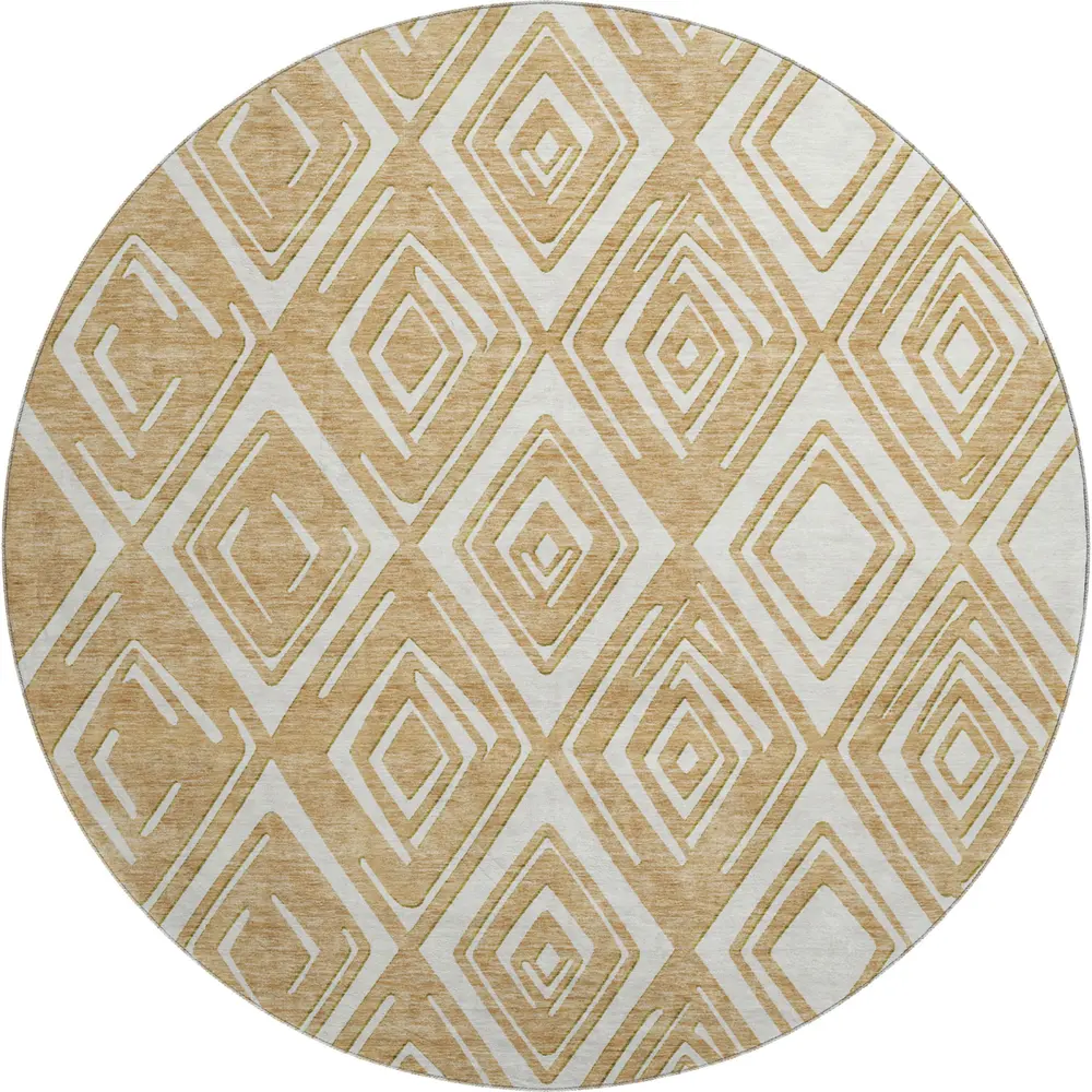 Mayfield AMF862 Gold 8' x 8' Rug
