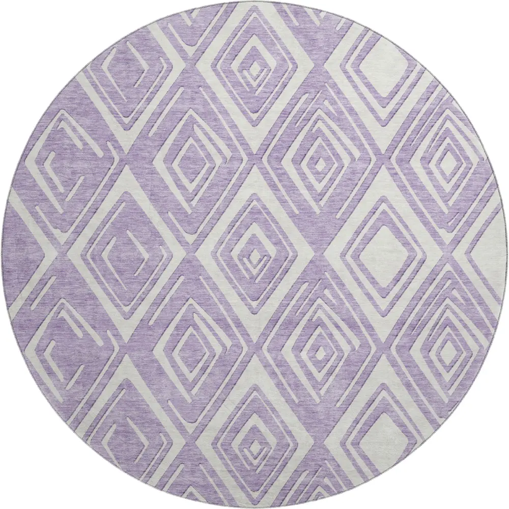 Mayfield AMF862 Lavender 8' x 8' Rug