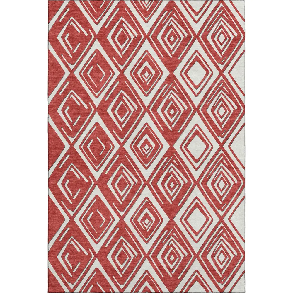 Mayfield AMF862 Red 3' x 5' Rug