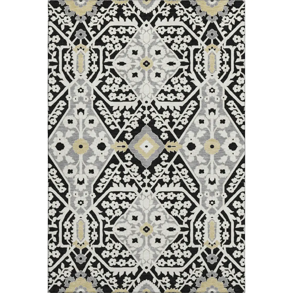 Mayfield AMF863 Black 8' x 10' Rug