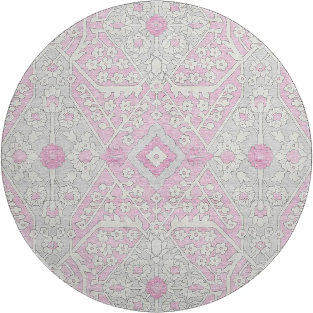 Mayfield AMF863 Pink 8' x 8' Rug