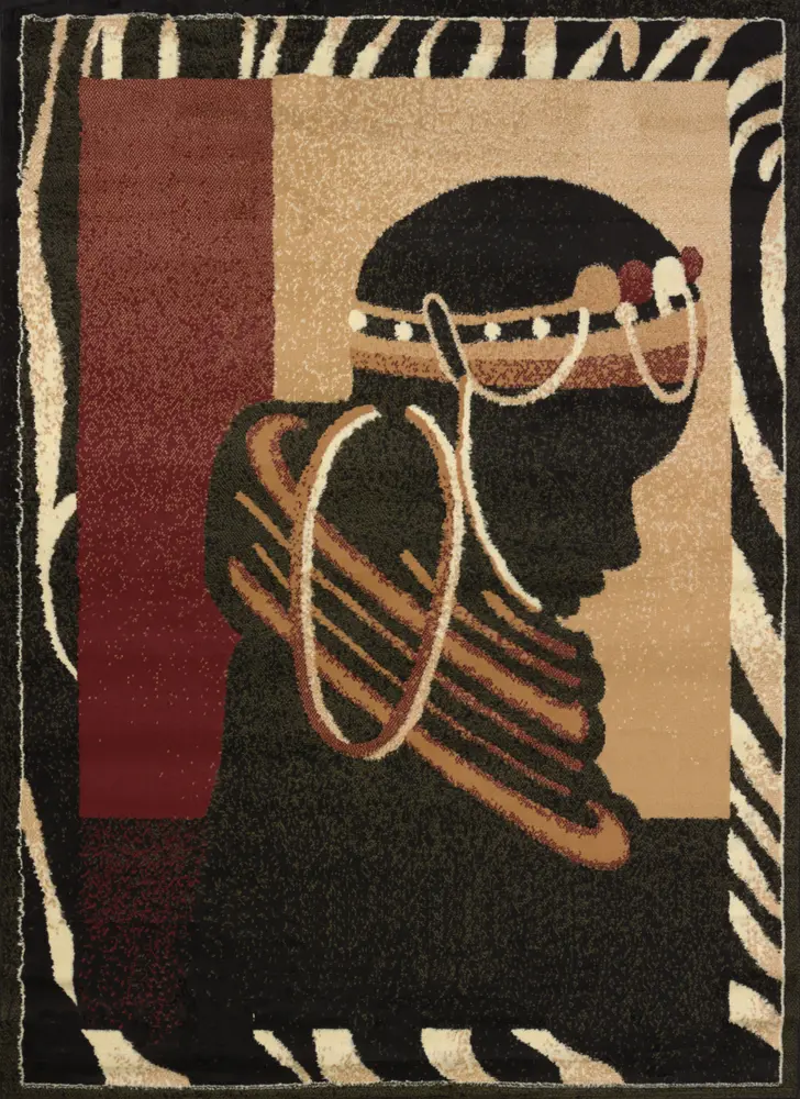 United Weavers Legends Silhoutte Multi Area Rug 5'3