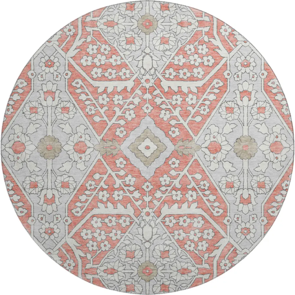 Mayfield AMF863 Salmon 8' x 8' Rug