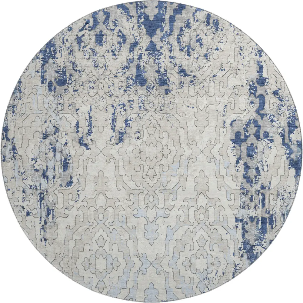 Mayfield AMF864 Navy 8' x 8' Rug