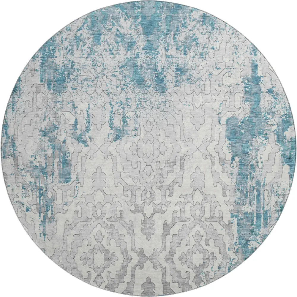 Mayfield AMF864 Teal 8' x 8' Rug