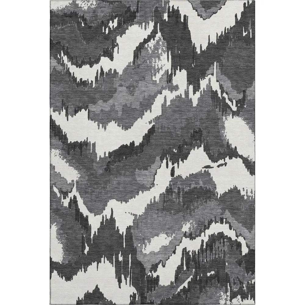 Mayfield AMF865 Black 9' x 12' Rug