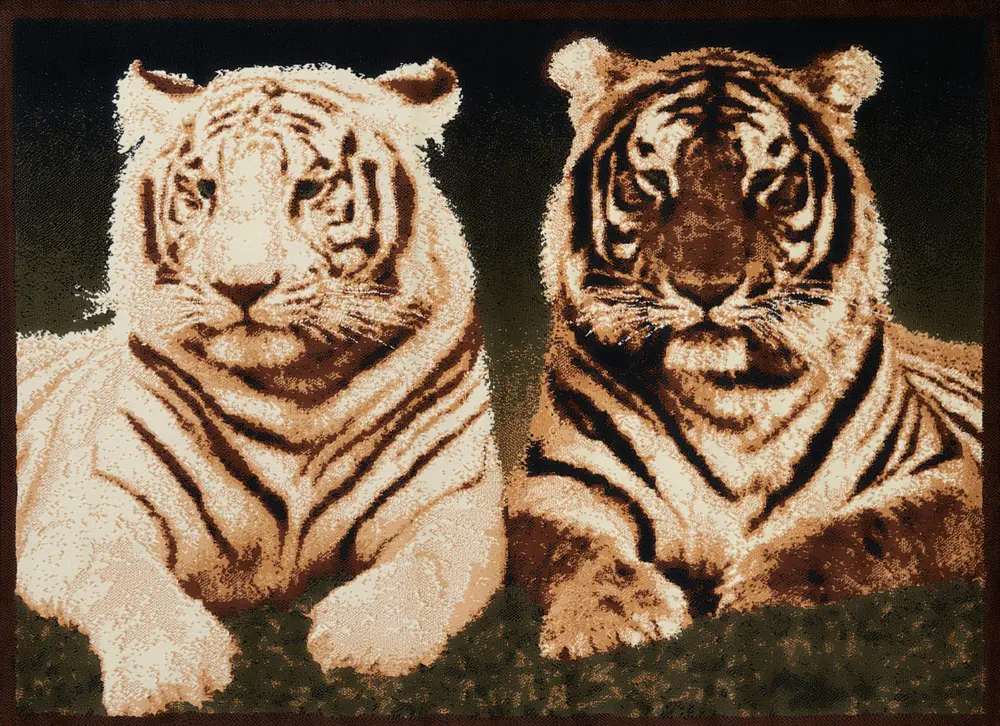 United Weavers Legends Tiger Colors Multi Area Rug 5'3