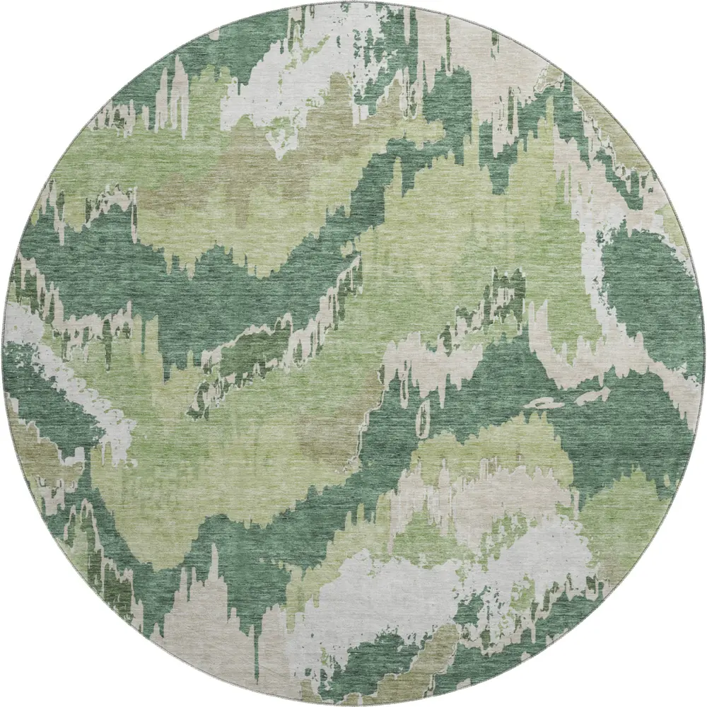 Mayfield AMF865 Green 8' x 8' Rug