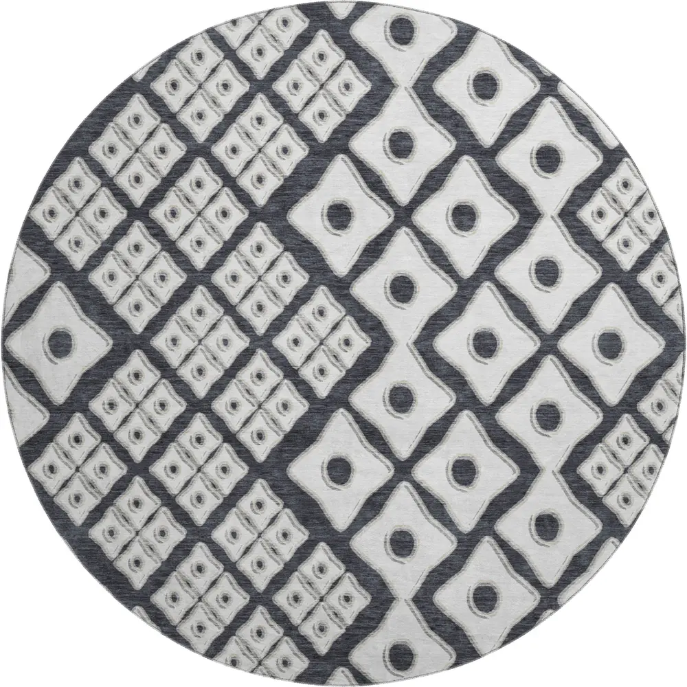 Mayfield AMF866 Black 8' x 8' Rug