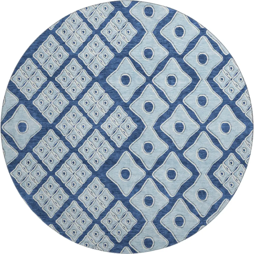 Mayfield AMF866 Navy 8' x 8' Rug