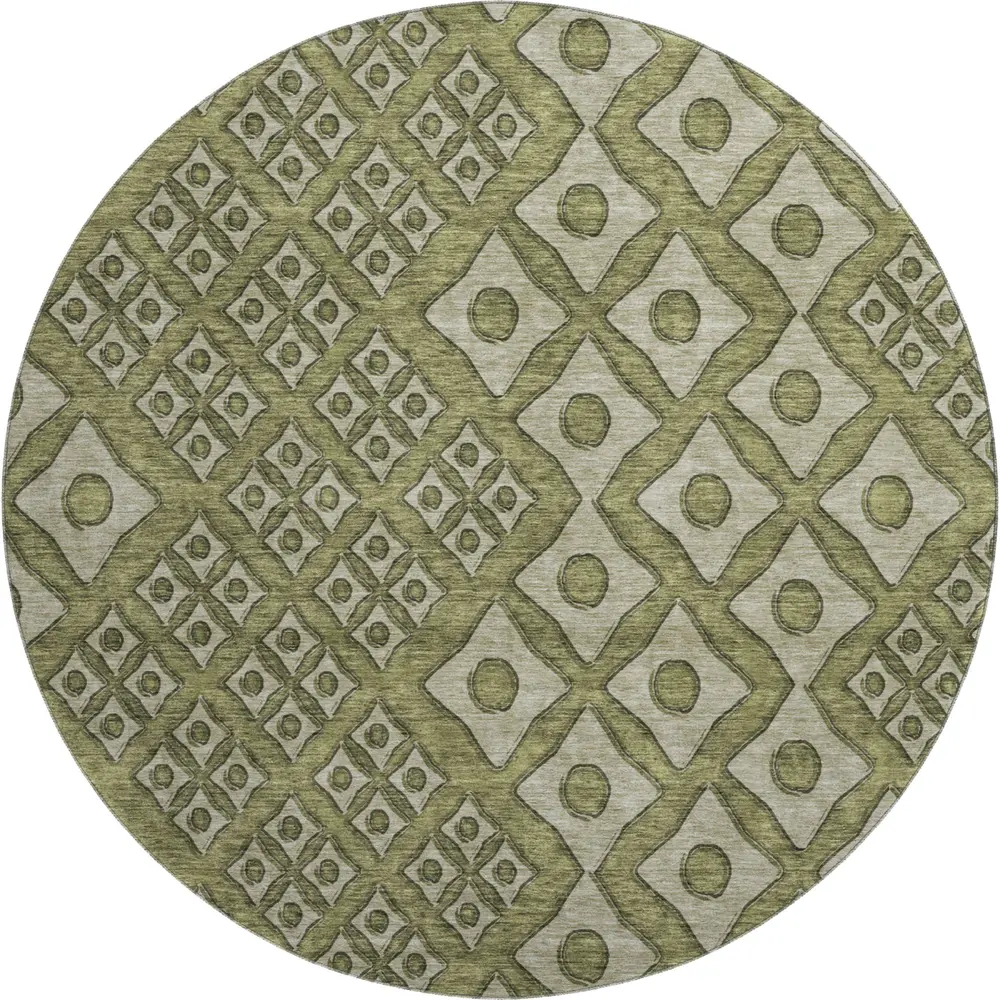 Mayfield AMF866 Olive 8' x 8' Rug