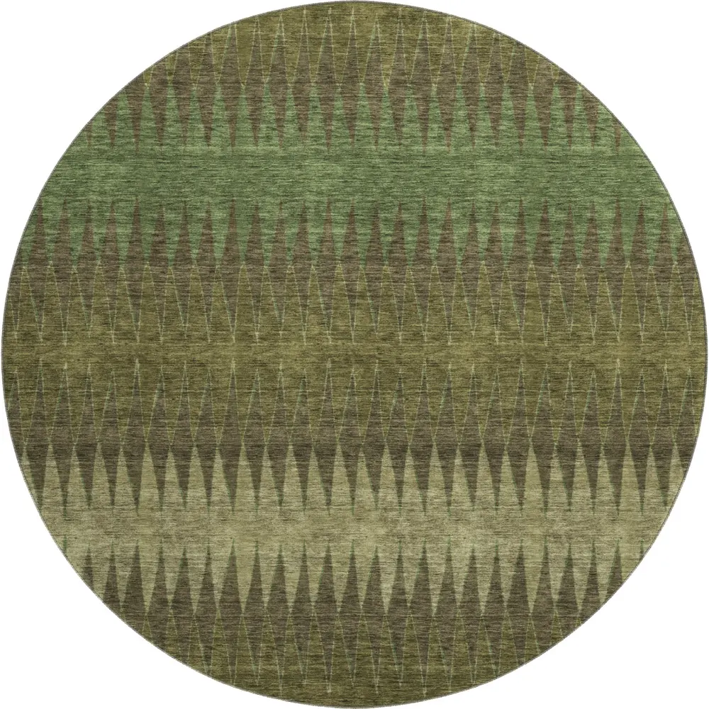 Mayfield AMF867 Olive 8' x 8' Rug