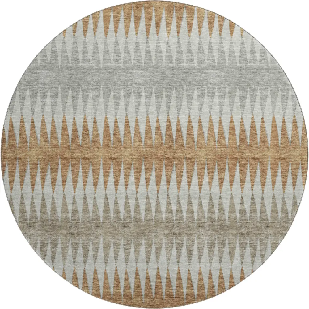 Mayfield AMF867 Paprika 8' x 8' Rug