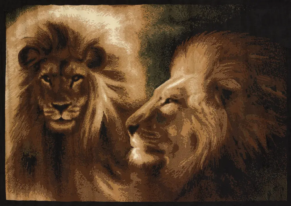 United Weavers Legends Lion Profile Multi Area Rug 5'3